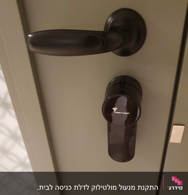 ידית ודלת עם מנעול חכם מולטילוק